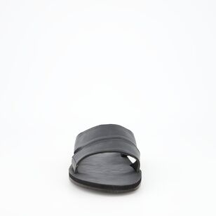 JC Lanyon Men's Jason Synthetic Cut Out Slide Black