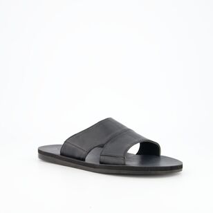 JC Lanyon Men's Jason Synthetic Cut Out Slide Black