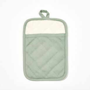 Smith + Nobel Colour Kitchen 26cm x 18 cm Single Pot Holder Green