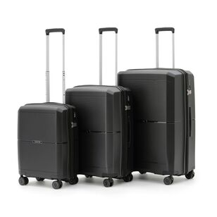 Tosca Globetrotter 20 Inch Carry On Case Black 50 cm