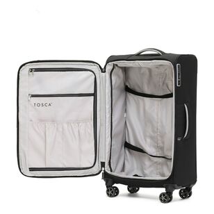 Tosca Vega 21 Inch Carry On Case Black 55 cm