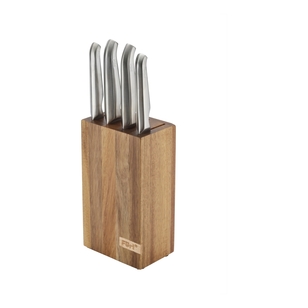 Furi Pro Acacia Wood 5 Piece Knife Block Set