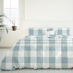 Odyssey Living Salisbury Quilt Cover Set Blue