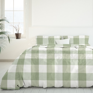 Odyssey Living Salisbury Quilt Cover Set Sage