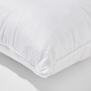 MiniJumbuk Sleep Better Australian Wool Low Profile Pillow White Standard