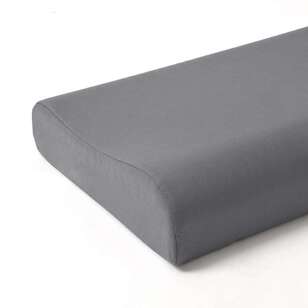 Accessorize Polycotton Contour Pillowcase Charcoal Standard