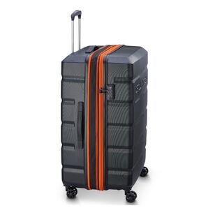 Securitech By Delsey Citadel Expandable Large Suitcase Black 75 cm