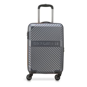 Securitech By Delsey Patrol 55 cm Expandable Carry On Suitcase Grey 55 cm