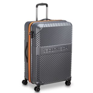 Securitech By Delsey Patrol 76 cm Expandable Large Suitcase Grey 76 cm