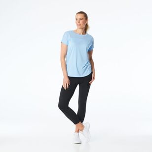 LMA Women's Core Mesh Tee Cloud Blue