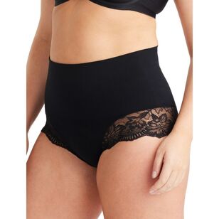 Body by Nancy Ganz Women's Luxe Waist Brief Black