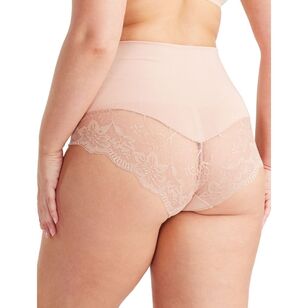 Body by Nancy Ganz Women's Luxe Waist Brief Mahogany