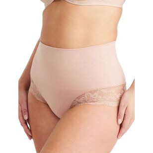 Body by Nancy Ganz Women's Luxe Waist Brief Mahogany