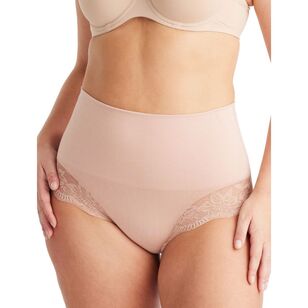 Body by Nancy Ganz Women's Luxe Waist Brief Mahogany