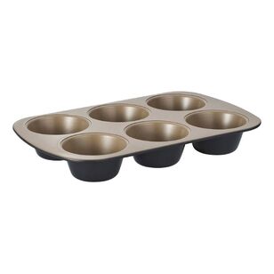 Stanley Rogers Ceramabake Non-Stick 6 Cup Texas Muffin Tray