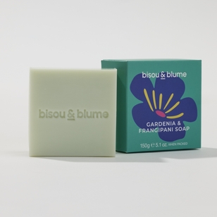 Bisou & Blume Gardenia & Frangipani Soap Green