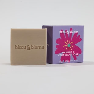 Bisou & Blume Orange & Cedarleaf Soap Purple