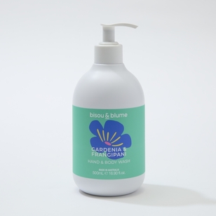 Bisou & Blume Gardenia & Frangipani Hand & Body Wash Green