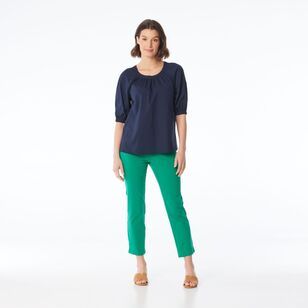 Jane Lamerton Women's Gathered Top Midnight