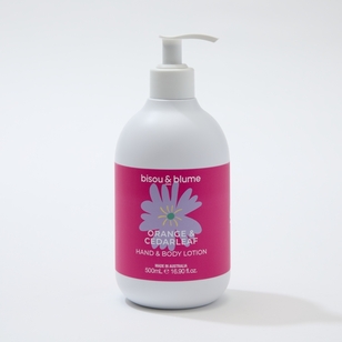 Bisou & Blume Orange & Cedarleaf Hand & Body Lotion Purple