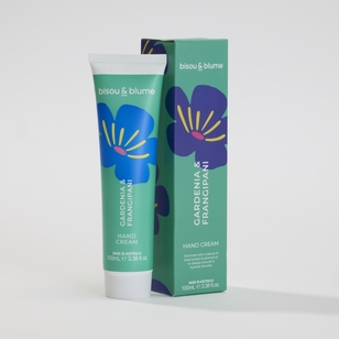 Bisou & Blume Gardenia & Frangipani Hand Cream Green