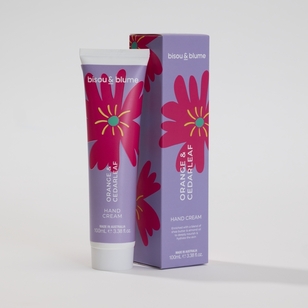 Bisou & Blume Orange & Cedarleaf Hand Cream Purple