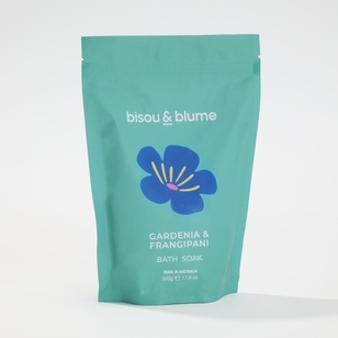 Bisou & Blume Gardenia & Frangipani Bath Soak Green