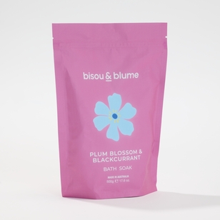 Bisou & Blume Plum & Blackcurrant Bath Soak Pink