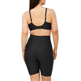 Body by Nancy Ganz Women's High Waist T Shape Brief Black