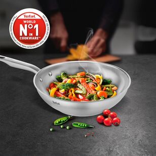 Tefal Virtuoso Induction Stainless Steel Uncoated Wok 28 cm