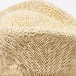 Khoko Women's Suede Trim Sun Hat Natural One Size