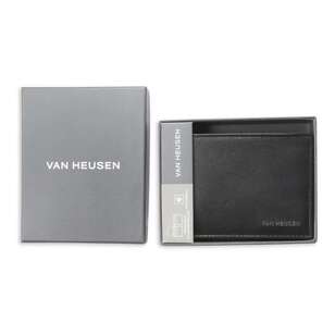 Van Heusen Bi Fold with Removable Pass Case Black