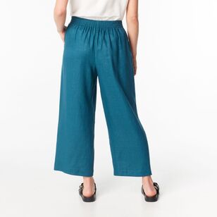 Khoko Edition Women's Linen Pant Teal