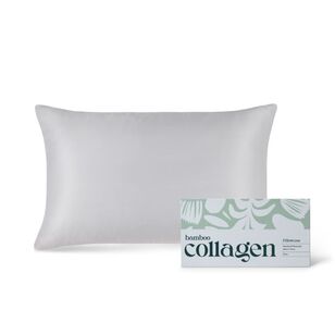 Accessorize Bamboo Collagen Standard Pillowcase Grey Standard