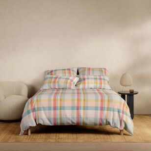 Sheridan Piper Check Cotton Quilt Cover Set Multicoloured Print