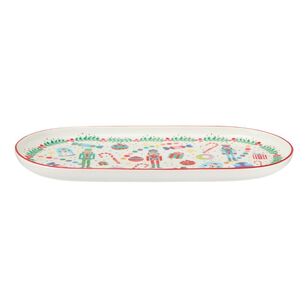 Maxwell & Williams Jolly Joy Joy 30 x 15 cm Oblong Platter Nutcracker