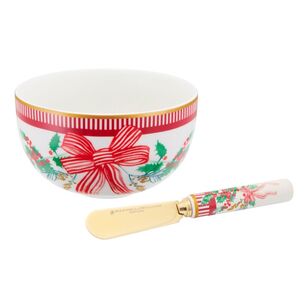 Maxwell & Williams Festive Flora Dip & Spreader Set