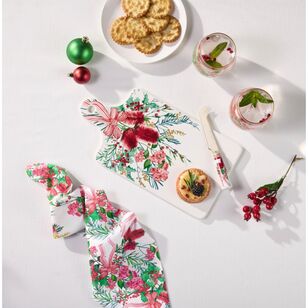 Maxwell & Williams Festive Flora Cheese Paddle & Knife Set