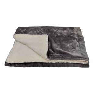 Homedics Heated Throw Blanket Grey HTB-1000GY-AU