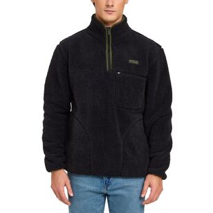 FILA Men's Corsten Quarter Zip Fleece Black