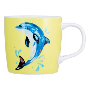 Maxwell & Williams Pete Cromer Ozzie Ocean 370 ml Mug Green Turtle