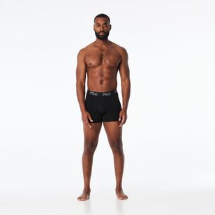 FILA Men's Sports Trunks 3 Pack Black