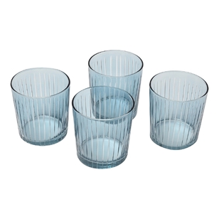 Artcraft Sicillia 380 ml Tumblers 4 Pack Blue