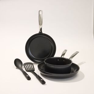 Greenpan Chatham 5 Piece Utensil & Cookware Set Cream