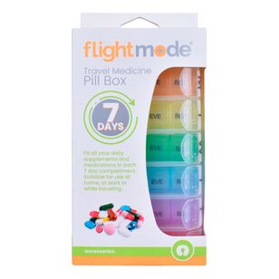 Flightmode 7-Day Rainbow Medication Box