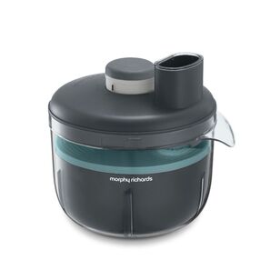 Morphy Richards Prepstar 450W Compact Food Processor 401014 Grey One Size