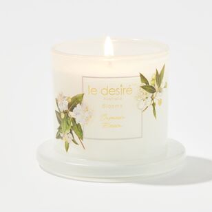 Le Desire Blooms 113 g Cloche Candle Japanese Blossom Cream