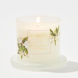 Le Desire Blooms 113 g Cloche Candle Blood Orange Pink