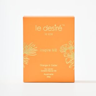 Le Desire Day Spa Inspire Me Candle Orange