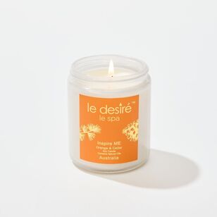 Le Desire Day Spa Inspire Me Candle Orange